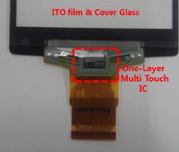 One Layer Multi Touch IC적용한 COF Sample