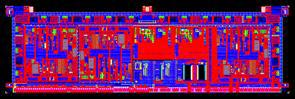 3차년도 Multi Touch IC Layout Top schematic