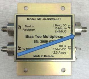 Bias-T의 S 파라미터 측정 방향