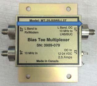 Bias-T의 S 파라미터 측정 방향