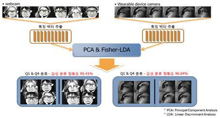 안면부 국소부위 영상 분석 개념도