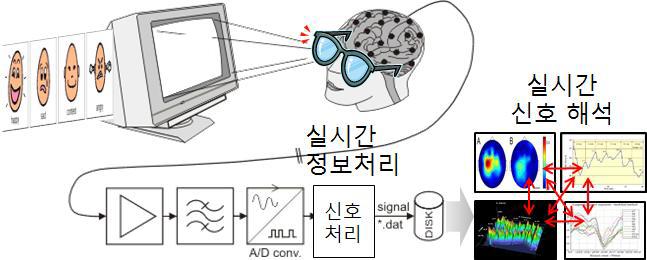 다중모달에서 얻어진 실시간 정보처리 및 신호해석에 대한 개념도