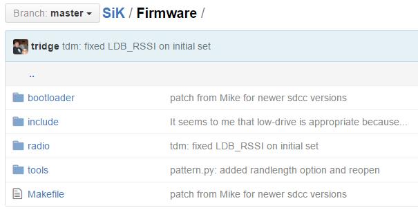 SiK Firmware 소스의 구조