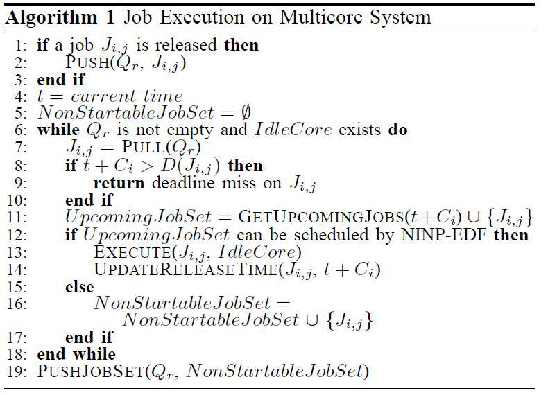Multicore 시스템에서의 수행 알고리즘