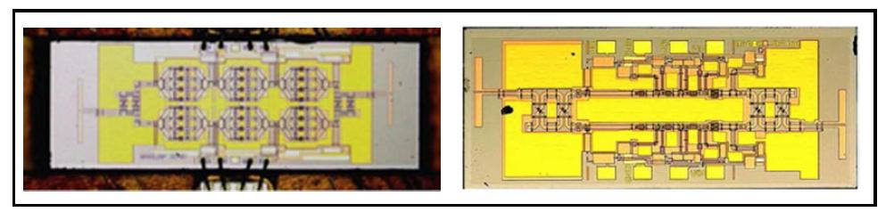 온-칩 파워 결합을 이용하여 Northrop이 개발한 HEMT 기반 210GHz 75mW HPA(2008)와 330GHz 10mW HPA(2010)