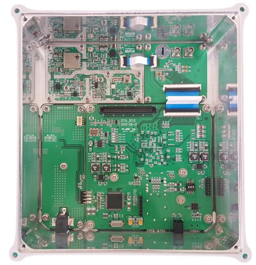 기구물에 조립된 Baseband Board Top Side 사진