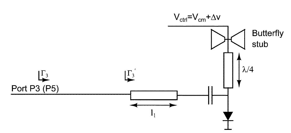 Schottky diode as variable impedance