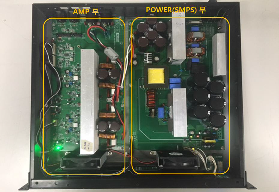 대출력 Professional 앰프 시제품(1차 개발)