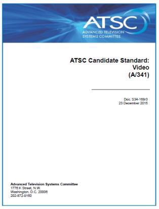 TSC3.0 A341 비디오표준초안(Candidate Standard, 2015.12.23)