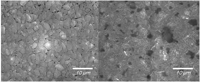 SEM images and EDS result of magnesium electrodeposited in THF + 1 M EtMgBr