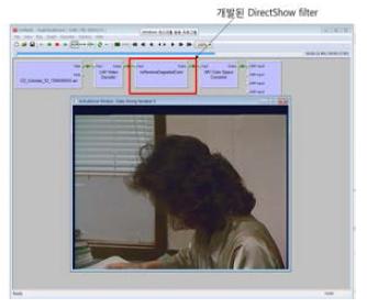 GrapStudioNext를 이용한 DirectShow filter 수행