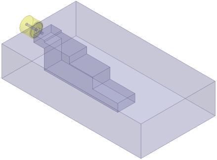 22GHz 대역 Coaxial-to-Waveguide 변환기 시뮬레이션 형상