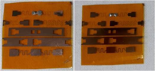 Flexible 기판에 의한 resistor의 soldering 및 self-align