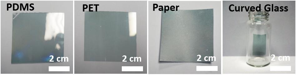 Tansfer of organic thin film on various type of substrates