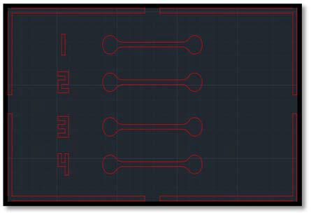 Simple straight channel design.