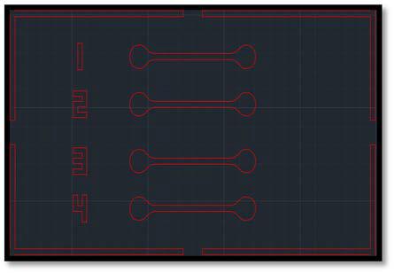 Simple straight channel design.