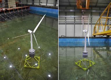 Installed wind turbine model perspective view
