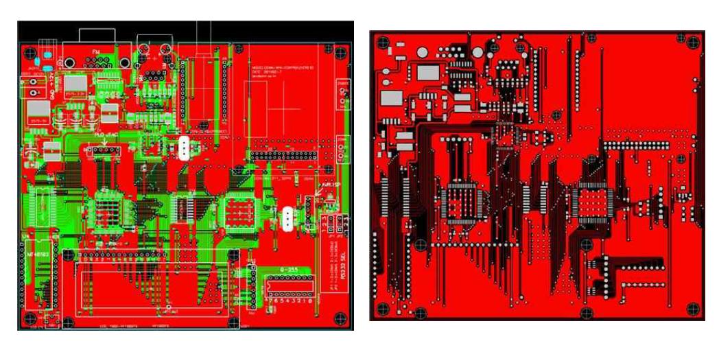 원격제어 무선통신 보드 회로도 PCB layout