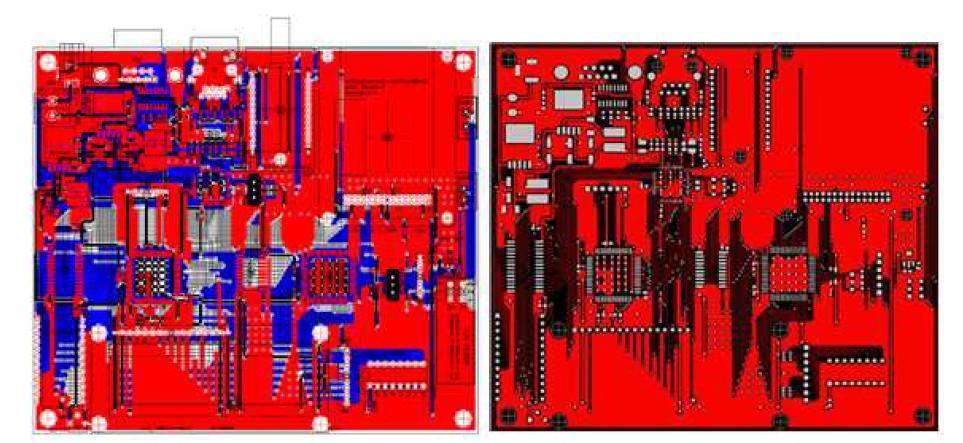 원격제어 무선통신 보드 회로도 PCB layout