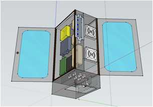 무선자동측정기시제품 함체 SketchUp