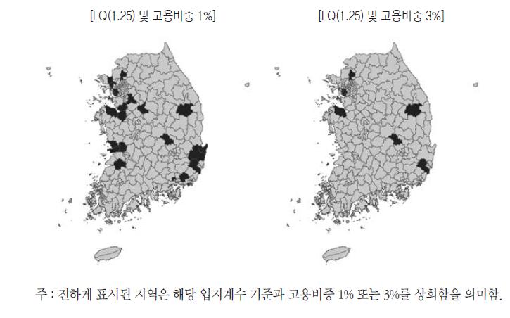 비철금속제품 클러스터 맵