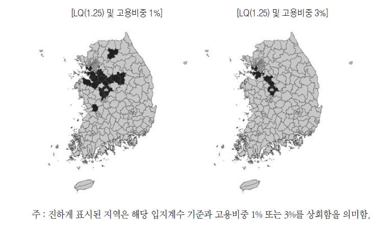 의약품 클러스터 맵