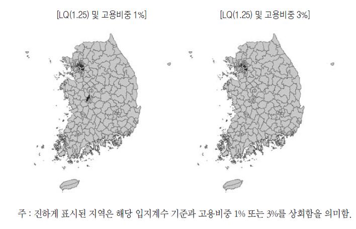 정보서비스 클러스터 맵