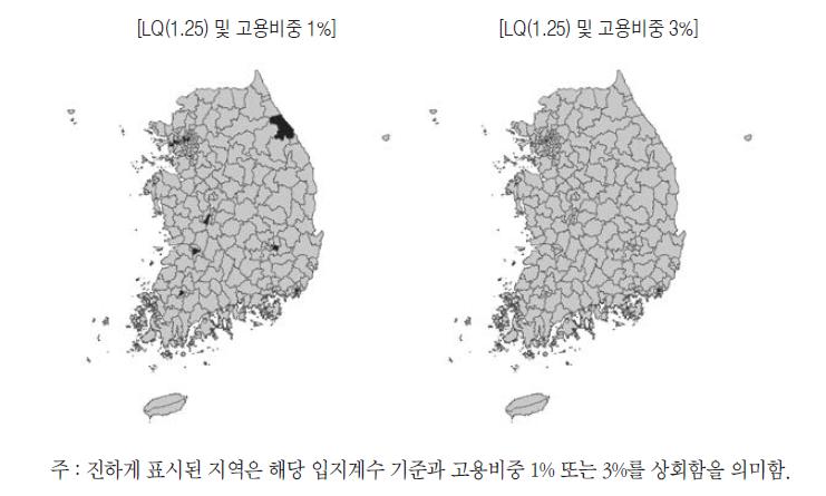 금융서비스 클러스터 맵