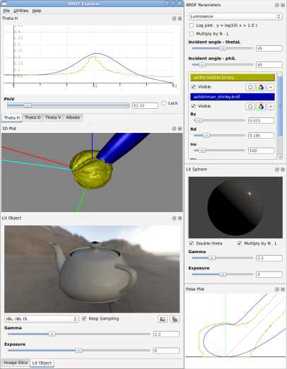 BRDF measurement software