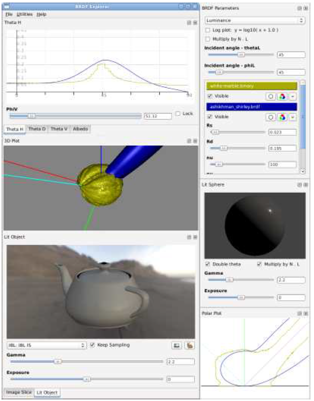 BRDF measurement software