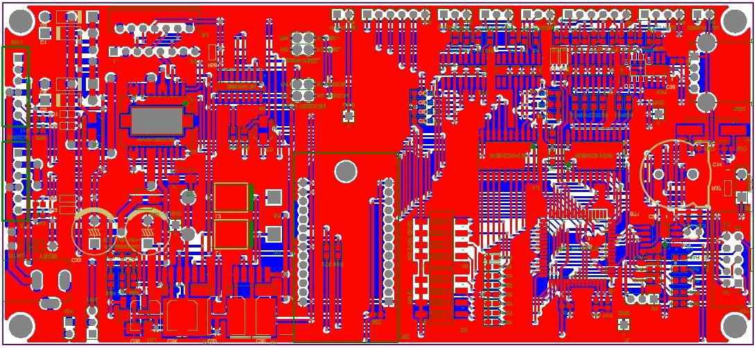 창호개폐 구동 전용 모션제어보드 PCB layout