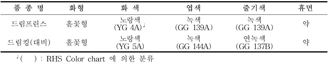 ‘드림프린스’ 고유특성