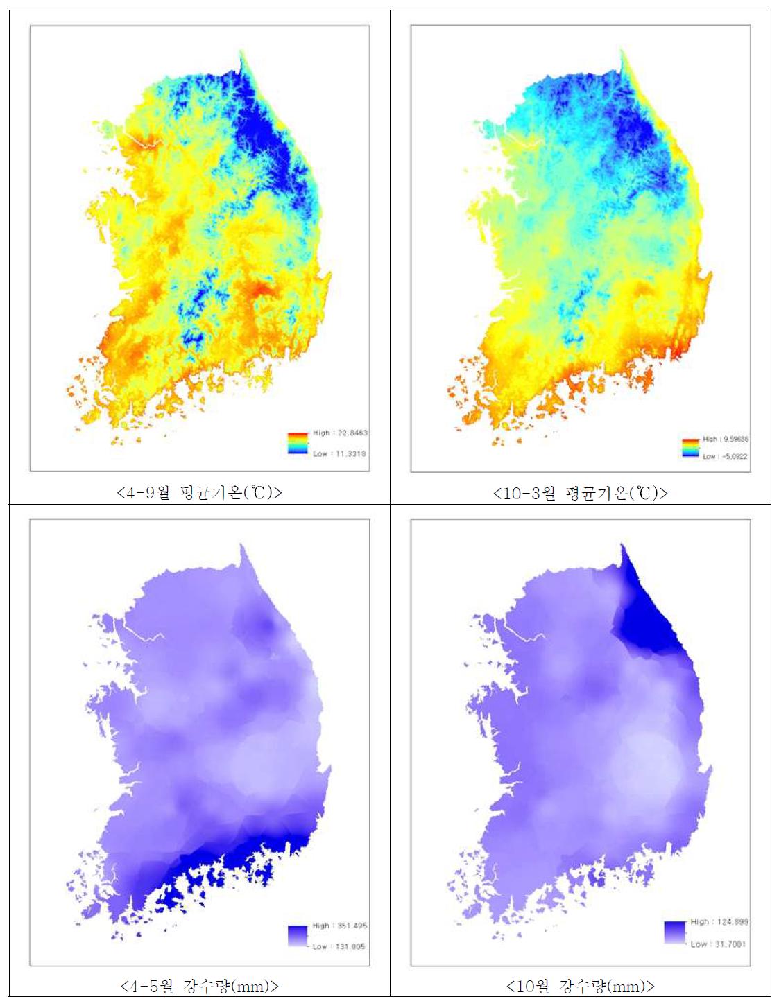 기후지대 구분을 위한 기후인자(2)