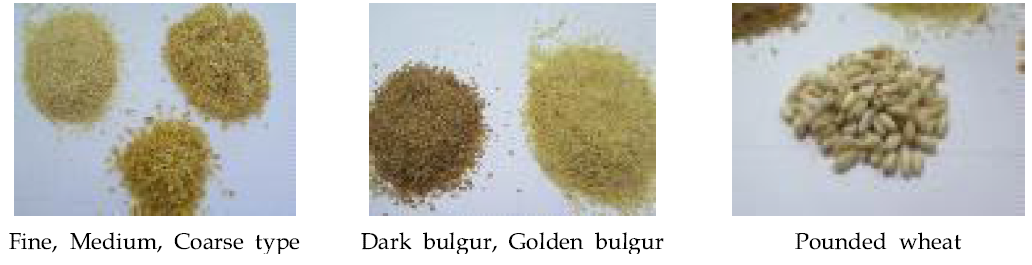 Bulgur의 종류