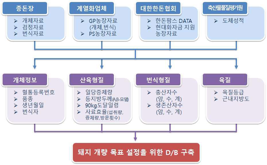 돼지의 자료 수집 체계