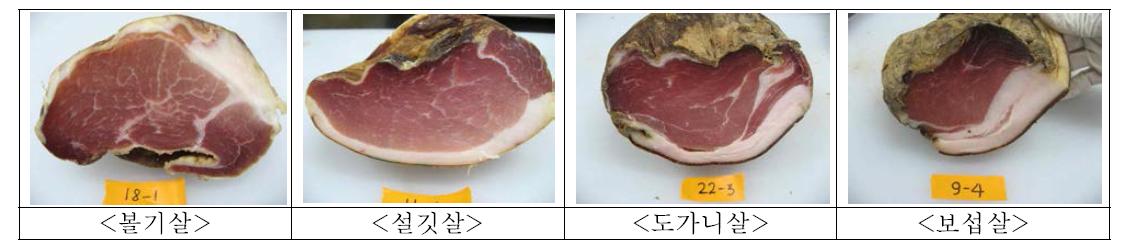 돼지 뒷다리 소분할 함초 발효햄 완제품