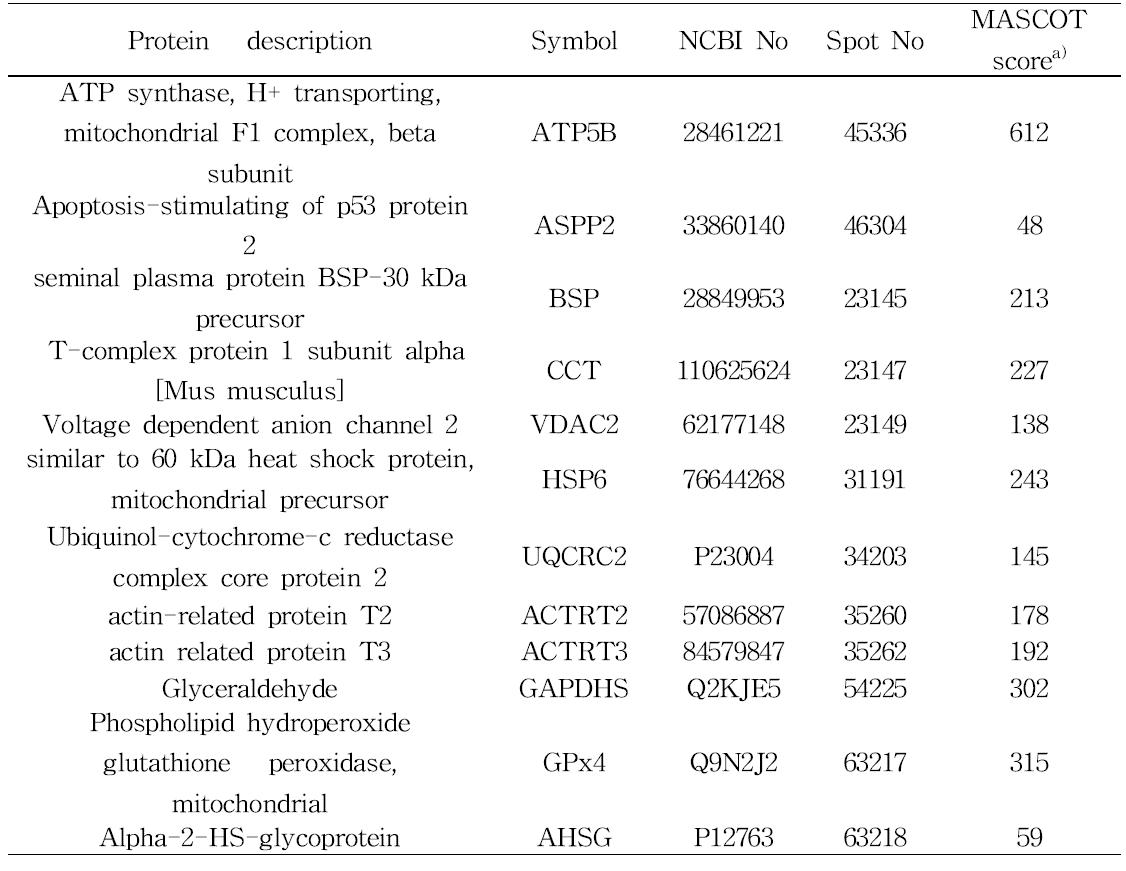 A class of protein sorted by LC/MS-MS