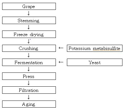 Schematic diagram of artificial ice wine fermentation