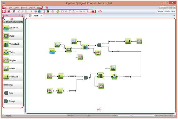 PDCS v1.0 프로젝트의 모델 파트용 그래픽 인터페이스