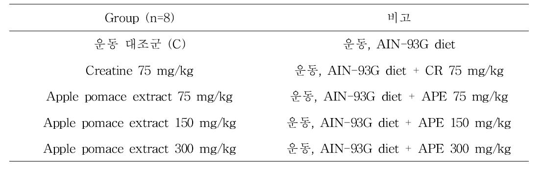 Groups of forced swimming test