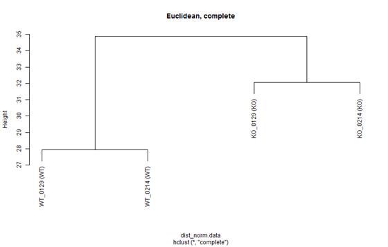 Hierachical clustering