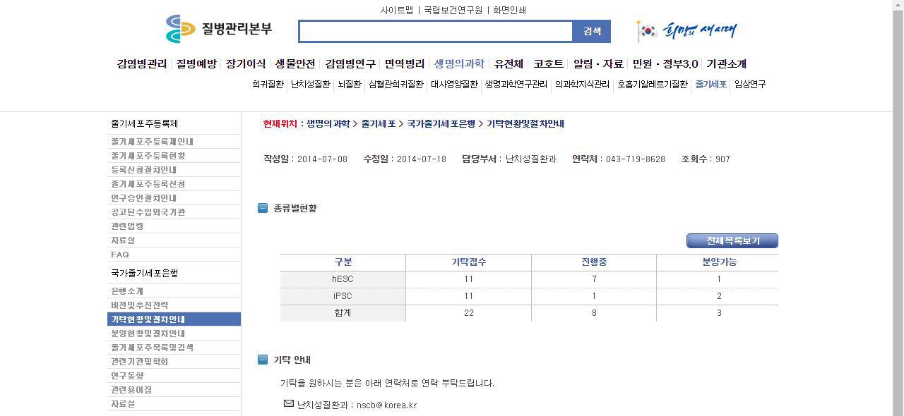 기탁현황및절차안내