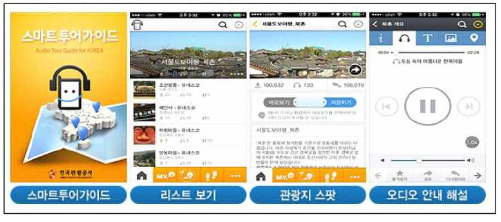 스마트폰을 활용한 스토리텔링 방식의 관광지 해설 서비스