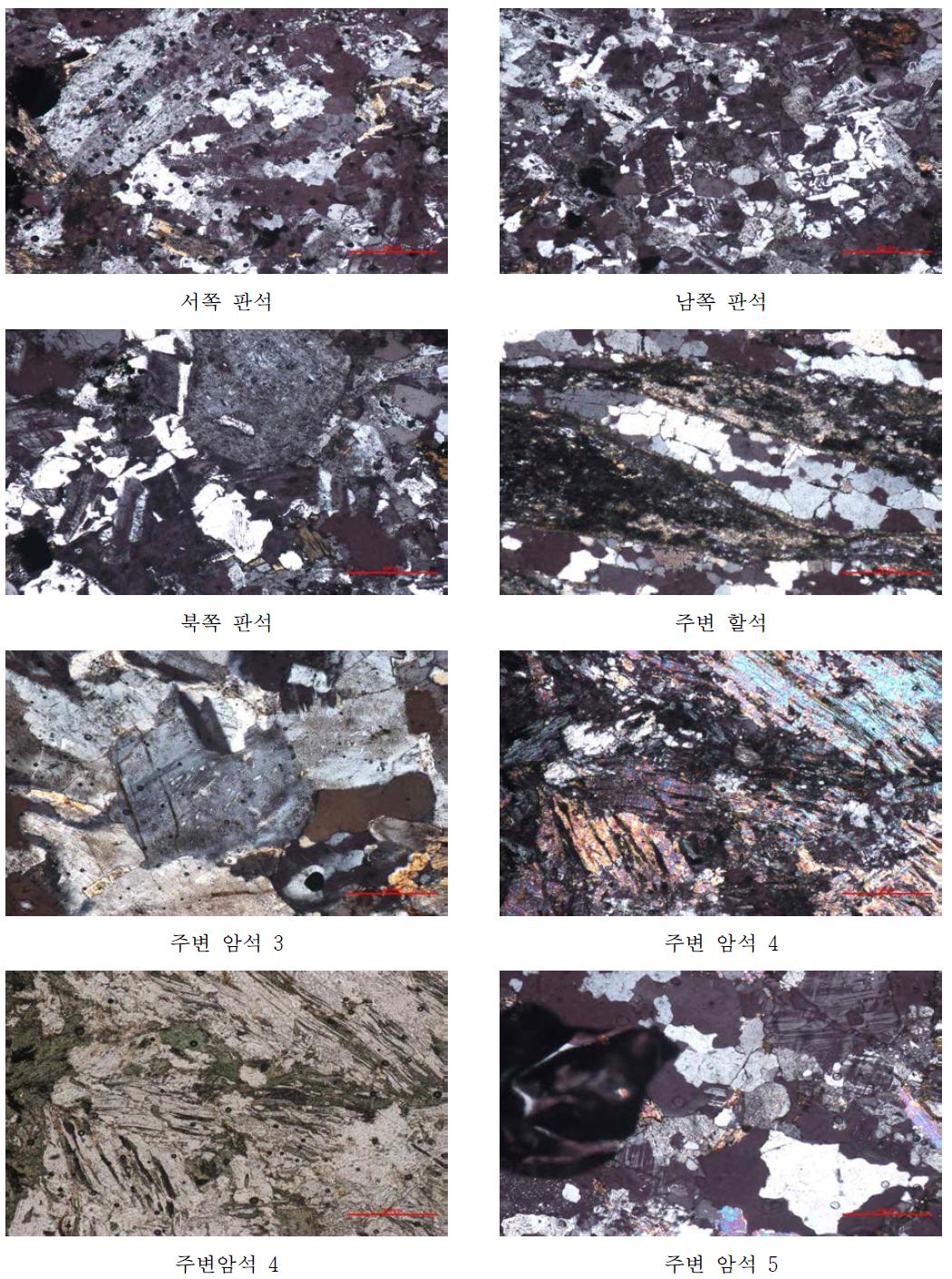 서옥 고분 석재 및 주변 암석의 광물학적 특성