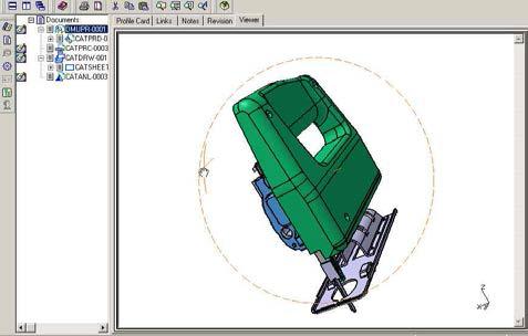 PDM system과 3D CAD tool과의 interface 예시