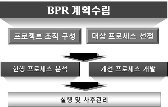 BPR의 적용절차
