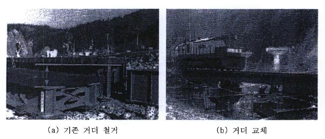 거더교체 (철도교 수해예방)