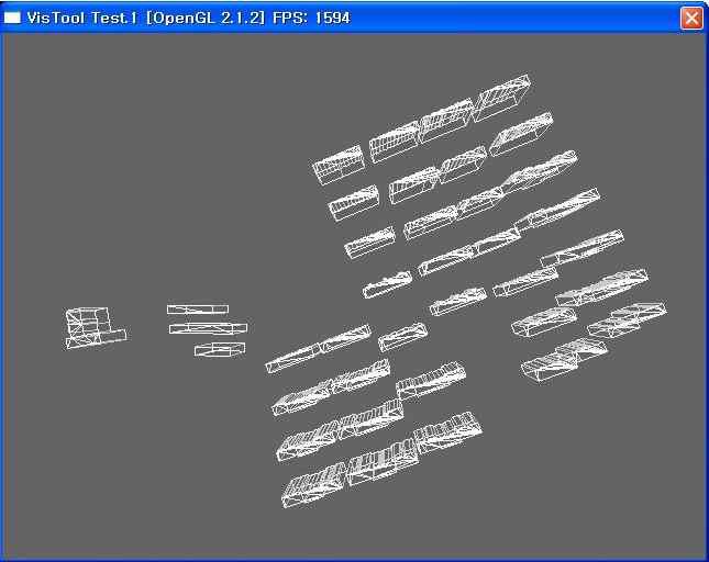 Extrusion을 이용하여 생성한 3차원 건물 데이터