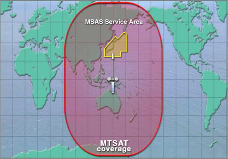 MSAS 서비스 범위