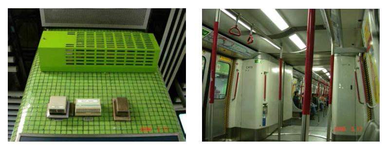 지하역사의 미생물 번식 예방 정화장치 및 광코팅기술-홍콩지하철